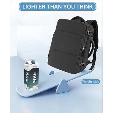 Beraliy Travel Backpack - Lightweight Airline-Approved Bag