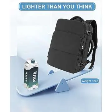 Beraliy Travel Backpack - Lightweight Airline-Approved Bag