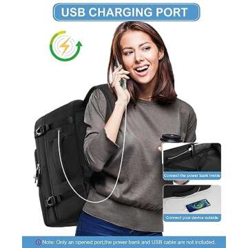 Beraliy Travel Backpack - Lightweight Airline-Approved Bag