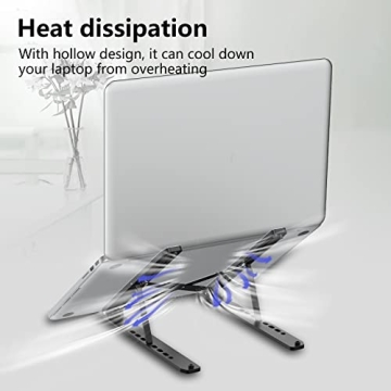 Adjustable Laptop Stand Ergonomic Portable Ventilated Comfort