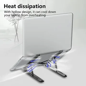 Adjustable Laptop Stand Ergonomic Portable Ventilated Comfort