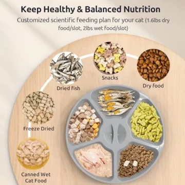 ORSDA Automatic Cat Feeder with Timed Meals and Voice Recorder