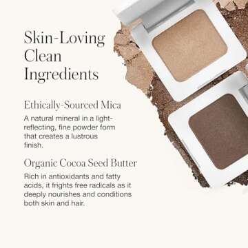 RMS Beauty Back2Brow Powder, Eyebrow Powder in Taupe Light Brown & Blonde Eyebrow Color, Auburn & Brown Brow Powder, Brown & Black Eyebrow Makeup, Eyebrow Palette, Eyebrow Filler