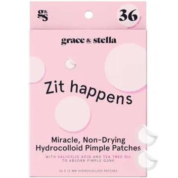 Grace & Stella Under Eye Masks with Retinol for Youthful Glow