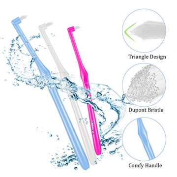 Boao Tuft Toothbrush for Pets and People - 6 Pack