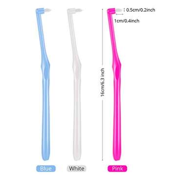 Boao Tuft Toothbrush for Pets and People - 6 Pack