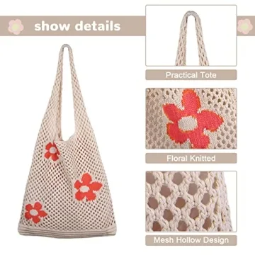 Emprier Retro Summer Hobo Bag - Trendy Knitted Purse