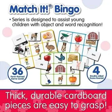 Match It! Bingo - Farm Reading Game for Kids