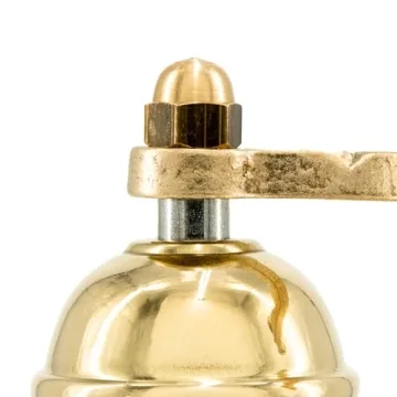 Alexander Home 9-Inch Brass Pepper Mill for Stylish Cooking