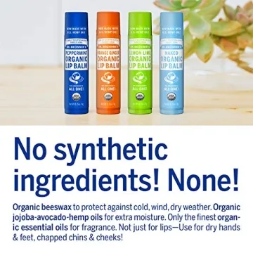 Dr. Bronner's Organic Lip Balm Variety Pack - Natural Care