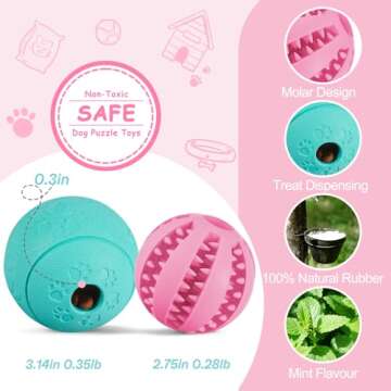 HIPPIH Dog Puzzle Toys, Interactive Dog Toys for Large Dogs & Small Dogs, Puppy Toys for IQ Training...