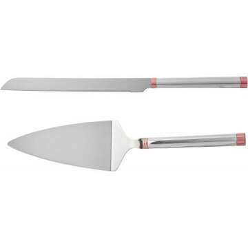 Kate Spade New York Rosy Glow 2-Piece Dessert Set - Elegant & Chic Serving