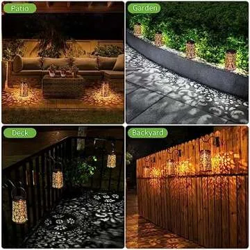 JSOT Solar Lanterns - Waterproof Outdoor Decorative Lights