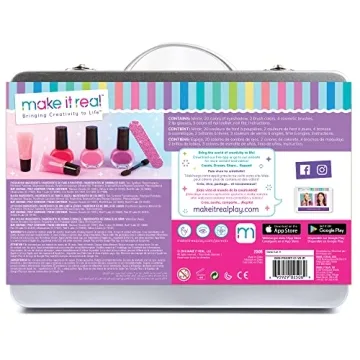 10 Piece Glam Makeup Set for Tweens Girls with Dream Guide