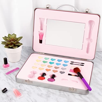 10 Piece Glam Makeup Set for Tweens Girls with Dream Guide