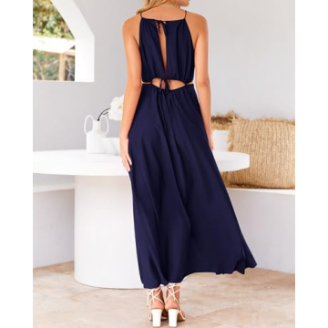 Stylish BTFBM Women Halter Summer Dress for All Occasions