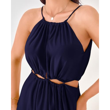 Stylish BTFBM Women Halter Summer Dress for All Occasions