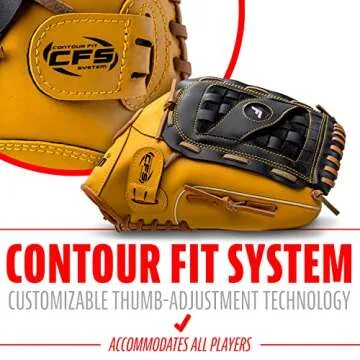 Affordable Franklin Sports Baseball and Softball Glove - 14"