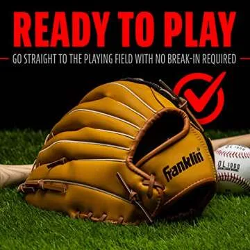 Affordable Franklin Sports Baseball and Softball Glove - 14"