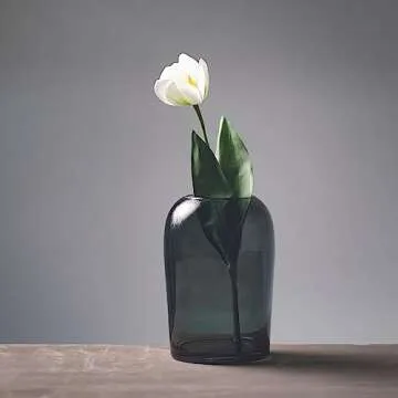 Sullivans Smoked Glass Vase for Modern Home Décor