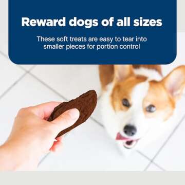 Blue Buffalo Nudges Jerky Cuts Dog Treats, Made in the USA with Natural Ingredients, Steak, 16-oz Bag