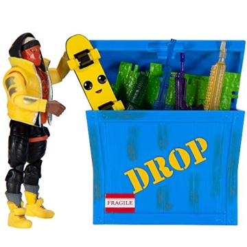 FORTNITE Solo Mode Figure & Supply Crate Collectible Accessory Set - 4 Inch Bone Wasp & More