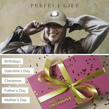 Headlightz Rechargeable LED Baseball Cap - Built-in USB Light with 3 Brightness Levels, Perfect for Running, Walking, Camping - Hands-Free Lighted Hat for Men & Women - As Seen on National TV - BLUE