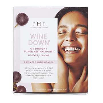 Farmhouse Fresh Wine Down Overnight Super Antioxidant Recovery Serum, 1 Fl Oz