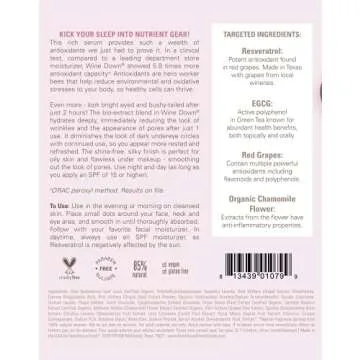 Farmhouse Fresh Wine Down Overnight Super Antioxidant Recovery Serum, 1 Fl Oz