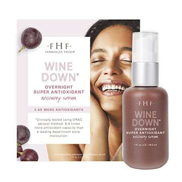 Farmhouse Fresh Wine Down Overnight Super Antioxidant Recovery Serum, 1 Fl Oz
