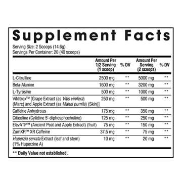 Harness Pre-Workout 20 Servings Tart Candy Flavor