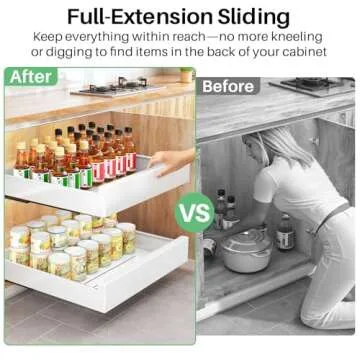 High-Quality Pull Out Cabinet Organizer for Efficient Storage