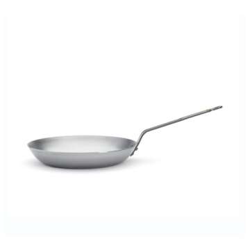 de Buyer MINERAL B Carbon Steel Fry Pan - 11” - Ideal for Searing, Sauteing & Reheating - Naturally Nonstick - Made in France