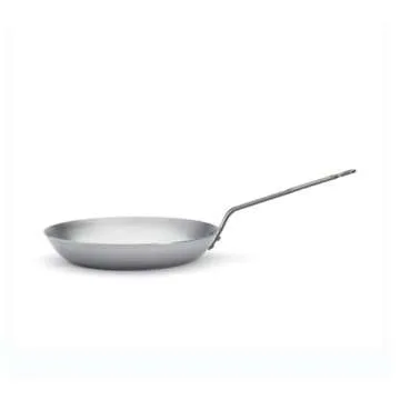 de Buyer MINERAL B Carbon Steel Fry Pan - 11” - Ideal for Searing, Sauteing & Reheating - Naturall...
