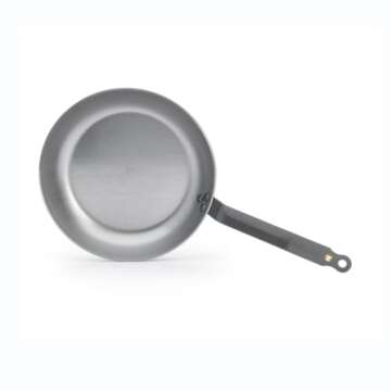 de Buyer MINERAL B Carbon Steel Fry Pan - 11” - Ideal for Searing, Sauteing & Reheating - Naturally Nonstick - Made in France