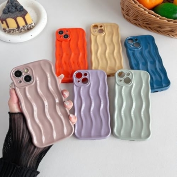 Stylish Caseative iPhone 14 Case with Water Ripple Pattern