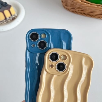 Stylish Caseative iPhone 14 Case with Water Ripple Pattern