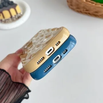 Stylish Caseative iPhone 14 Case with Water Ripple Pattern