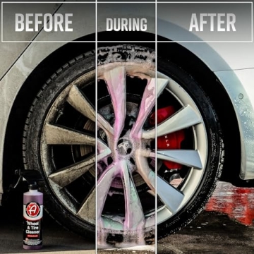 Adam's Wheel & Tire Cleaner 16oz - Professional Cleaner for Cars