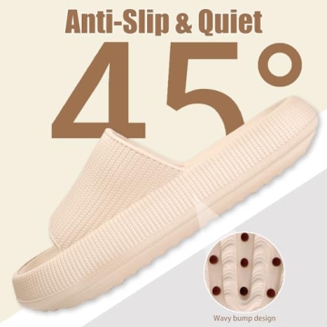 Rosyclo Cloud Slippers - Comfortable & Lightweight Shower Shoes