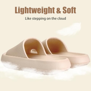 Rosyclo Cloud Slippers - Comfortable & Lightweight Shower Shoes