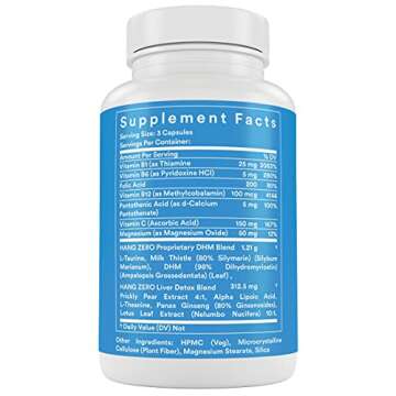 Hang Zero Recovery Pills for Rapid Hydration Aid (30 Capsules)