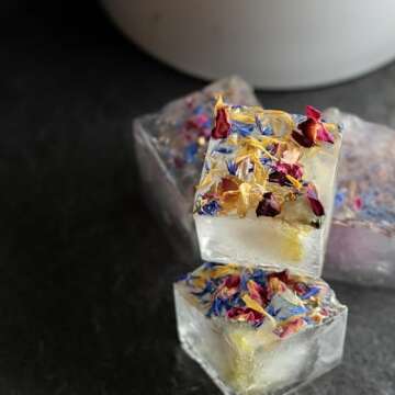 MagJo Naturals, Brilliant Flower Petal Blend (1 Ounce) Edible Dried Flowers, Cornflower, Rose Petals and Calendula, Edible Flowers for Drinks, Dried Flowers for soap Making