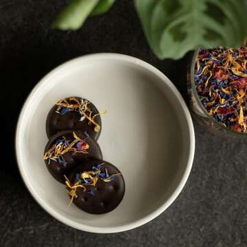 MagJo Naturals, Brilliant Flower Petal Blend (1 Ounce) Edible Dried Flowers, Cornflower, Rose Petals and Calendula, Edible Flowers for Drinks, Dried Flowers for soap Making