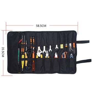 Kani Waterproof Tool Roll Pouch for Electricians & Handymen