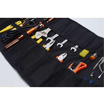 Kani Waterproof Tool Roll Pouch for Electricians & Handymen