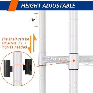 REGILLER 5-Wire Shelving Unit for Smart Storage Solutions