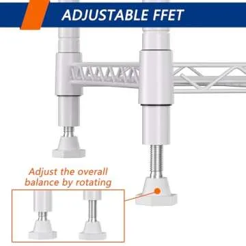 REGILLER 5-Wire Shelving Unit for Smart Storage Solutions