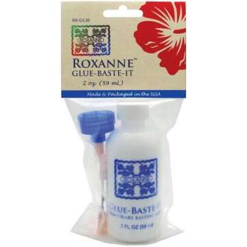 Roxanne Glue Baste It, 2-Ounce Temporary Basting Glue
