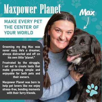 Maxpower Planet Grooming Rake - Dual-Sided Tool for Pets